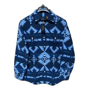 Polo Ralph Lauren Mens Southwestern Aztec Tribal Button Down Shirt